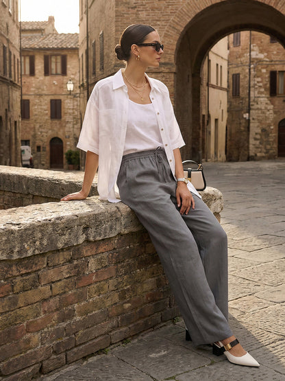 LYON | Pantalón Sastre de Lino