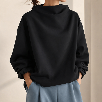 Jersey de cuello alto Colette