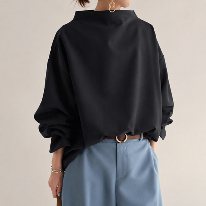 Jersey de cuello alto Colette