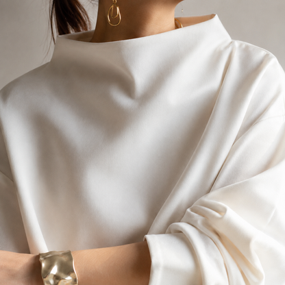 Jersey de cuello alto Colette