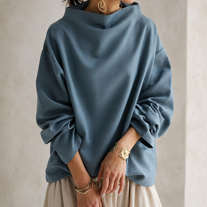 Jersey de cuello alto Colette