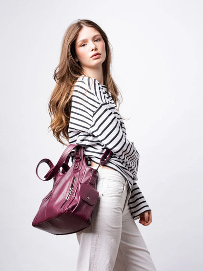 Bolso hombro con compartimentos