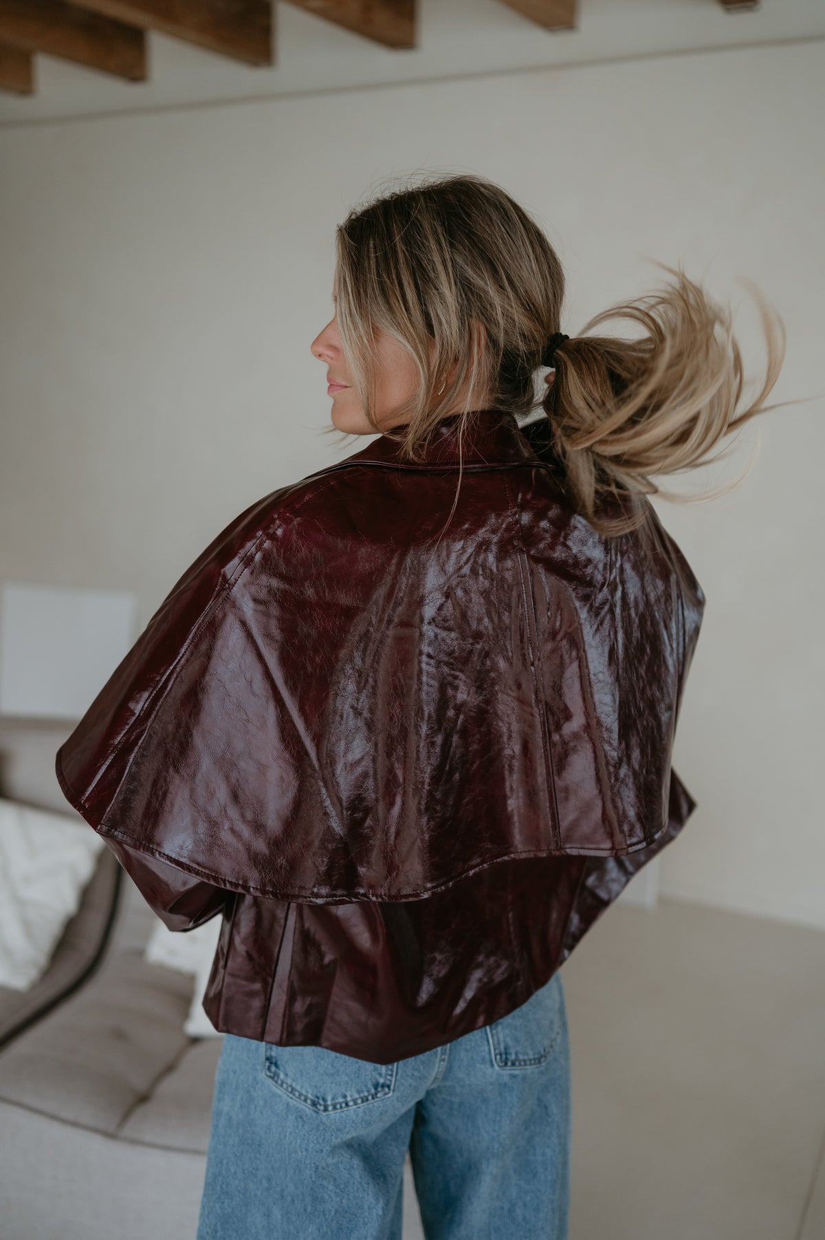 Zendaro I Chaqueta Burdeos