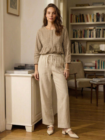 LYON | Pantalón Sastre de Lino