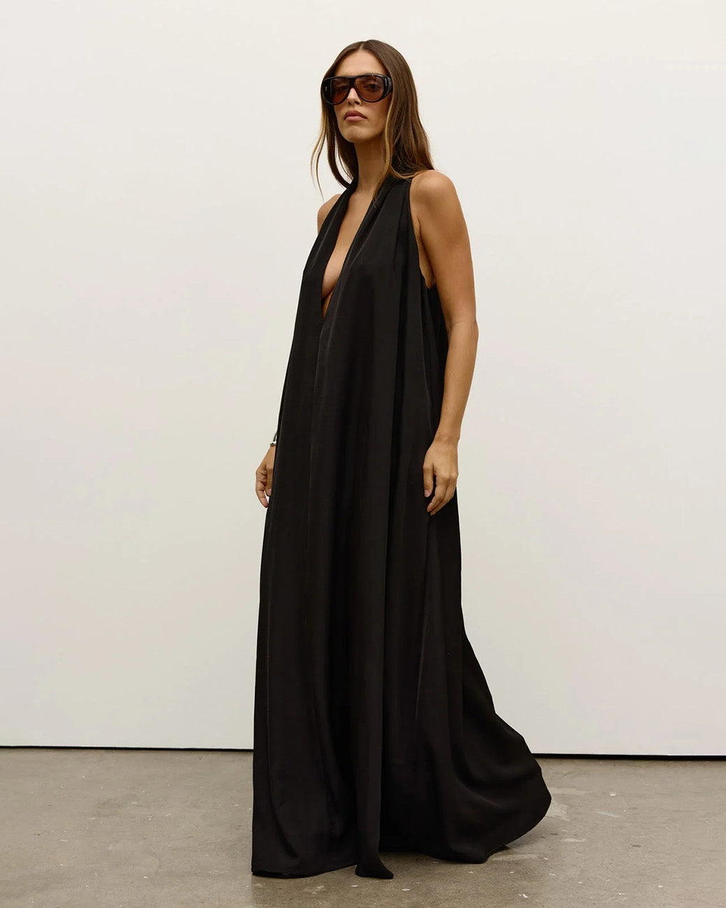 Elisa I Vestido largo con escote halter