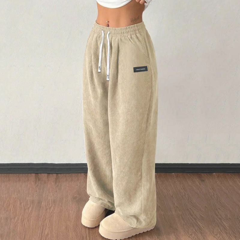 Pantalón de pana ajustable